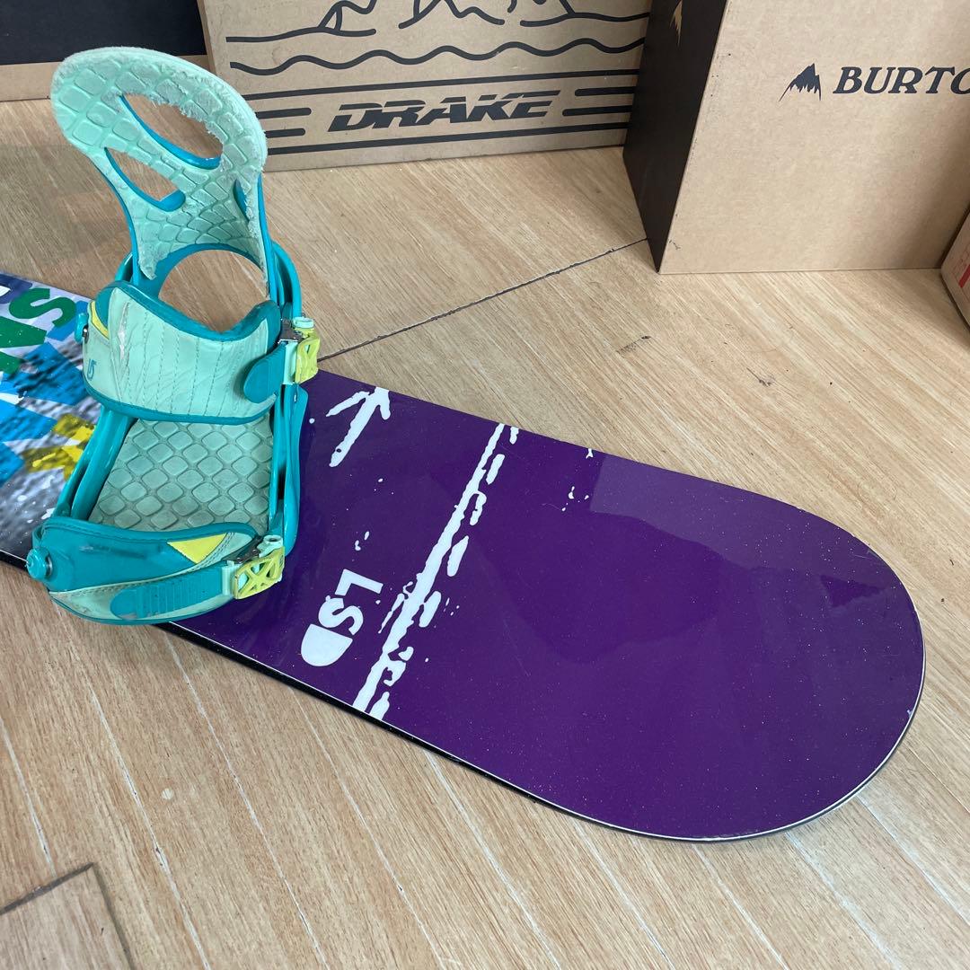 BCSTREAM×BURTON　LSD　バインディング付スノーボードセット