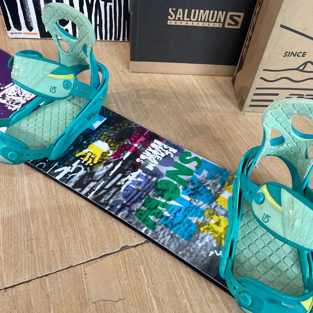 BCSTREAM×BURTON　LSD　バインディング付スノーボードセット