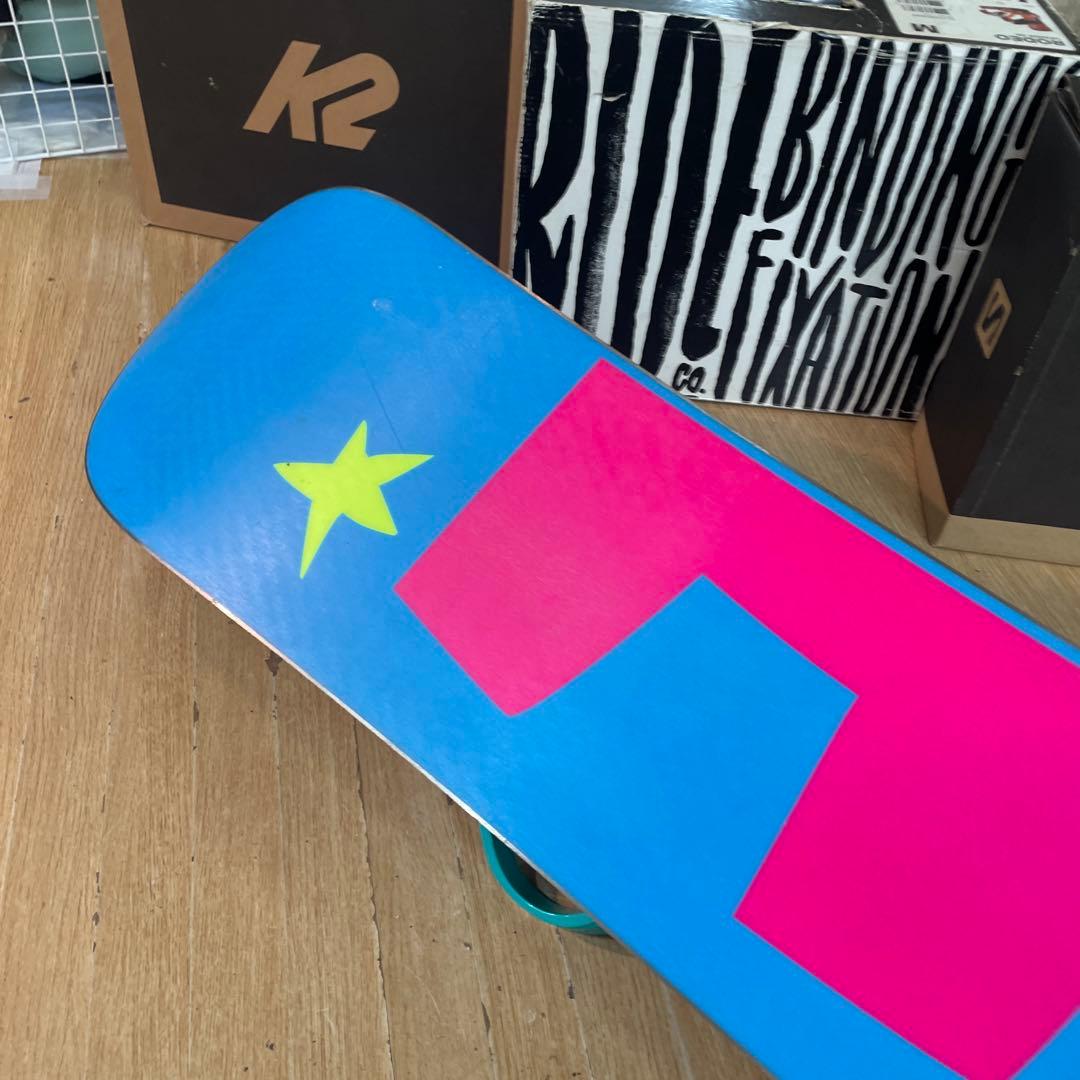 BCSTREAM×BURTON　LSD　バインディング付スノーボードセット