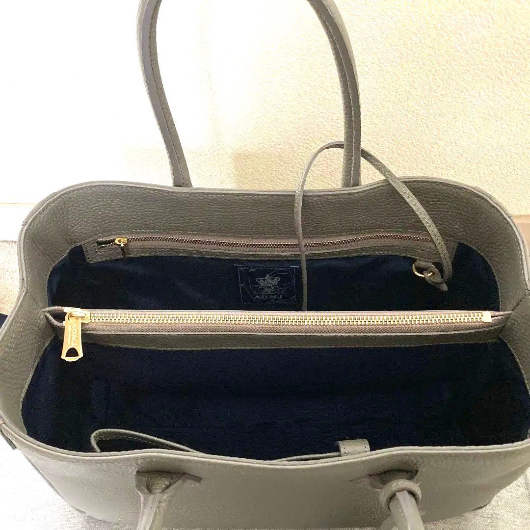 値下げ‼️ADMJ エーディーエムジェイ 牛革 トートバッグ 32cm