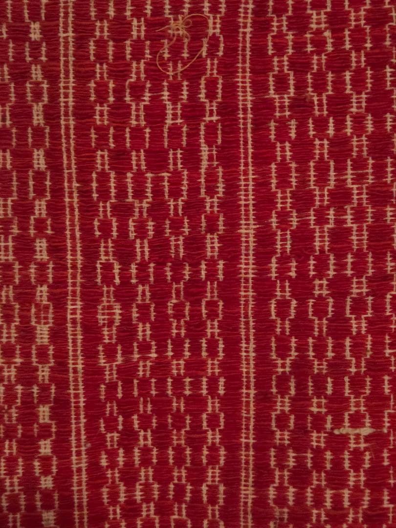 アジアン　ヴィンテージ　手編み布 約40cm x 300cm