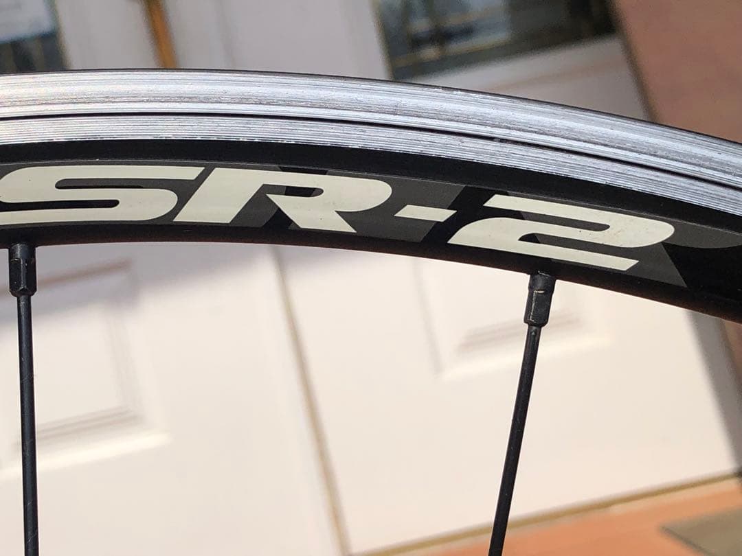 完成車外し シマノSR2/RS クリンチャーホイール 練習用、スペアホイールに