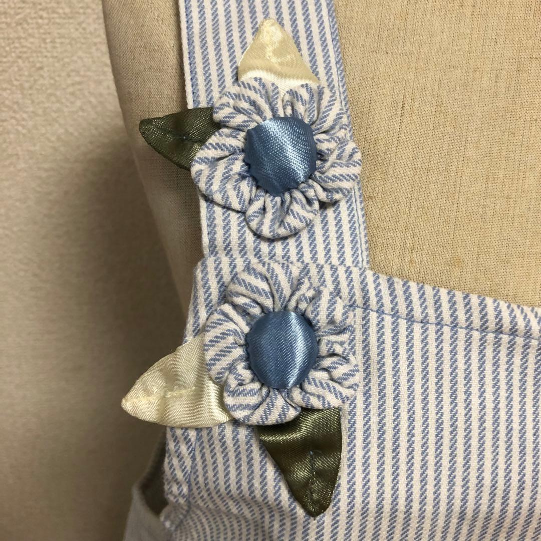 新品 お花モチーフエプロン