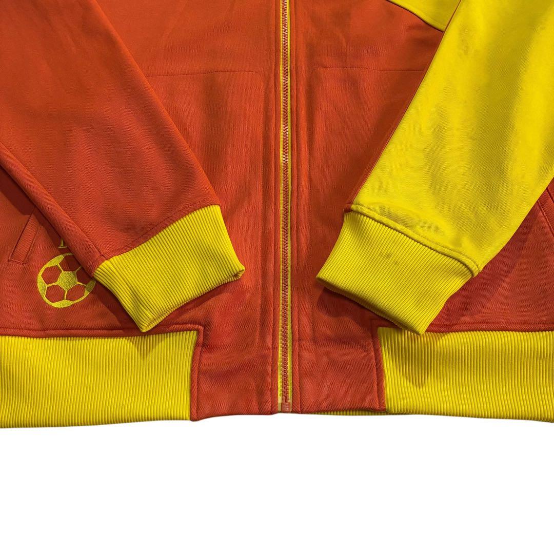 2007年 Adidas BHUTAN トラックジャケット XL オレンジ 黄色