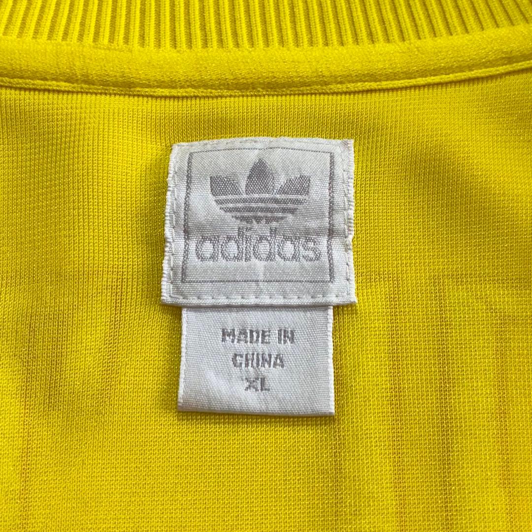 2007年 Adidas BHUTAN トラックジャケット XL オレンジ 黄色