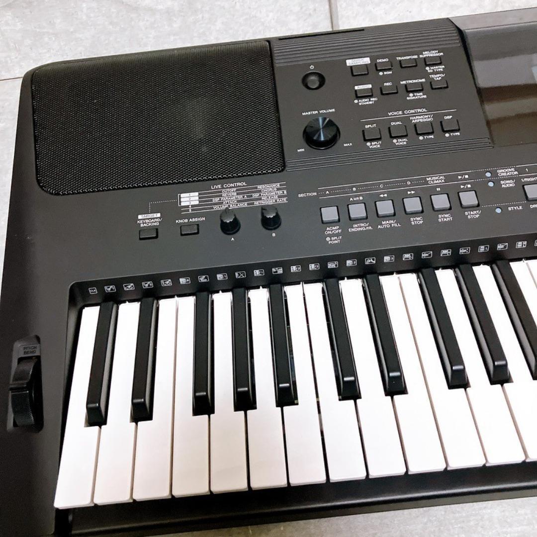 【極美品】YAMAHA PSR-E463 ポータブルキーボード 61鍵盤 楽器