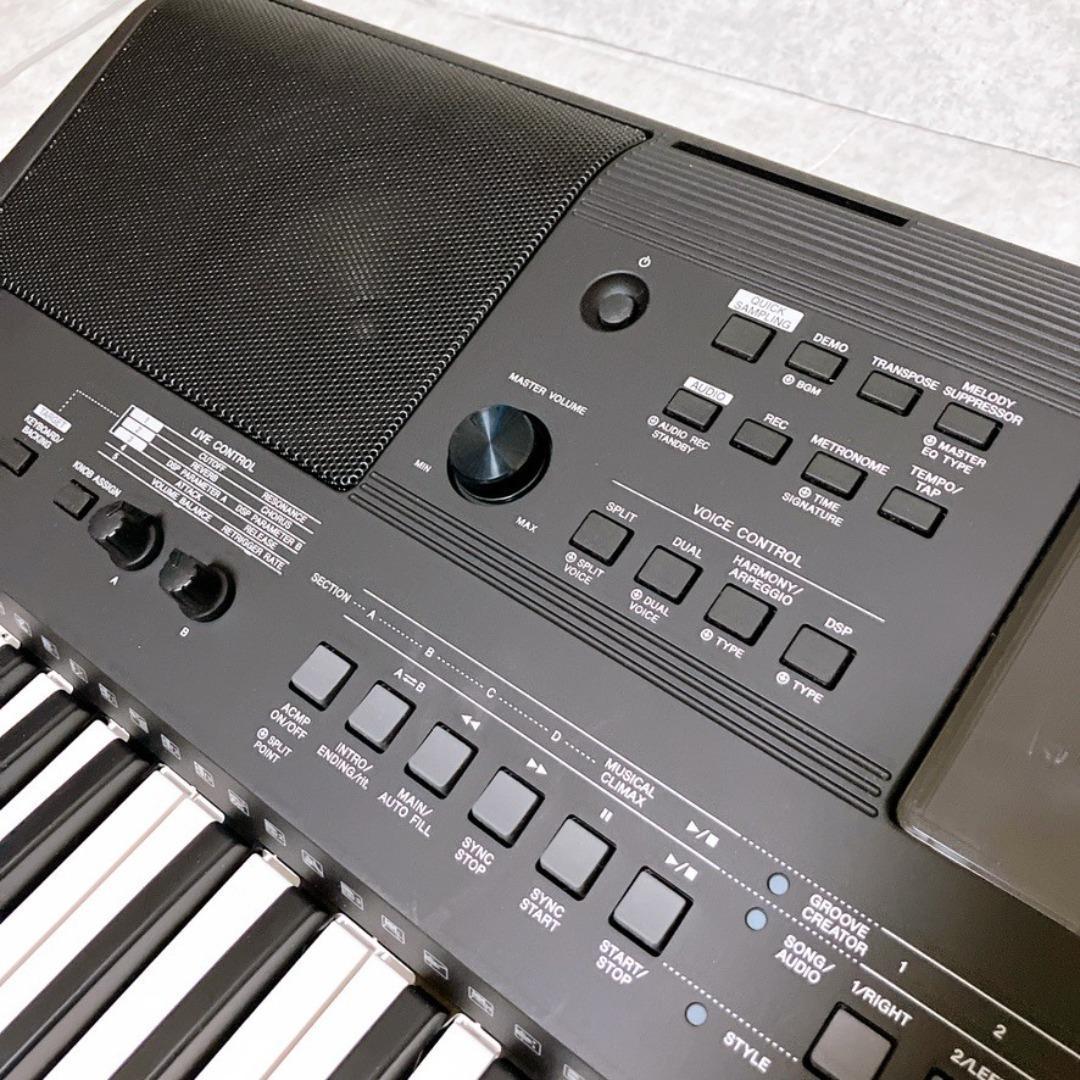 【極美品】YAMAHA PSR-E463 ポータブルキーボード 61鍵盤 楽器