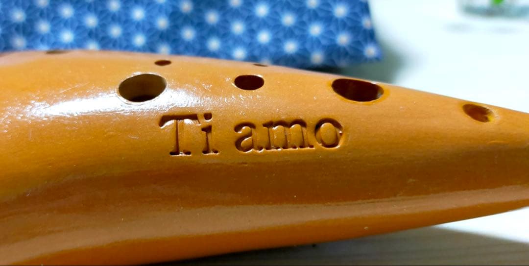 【ソロ用】ティアーモ Ti amoイタリアーナ オカリナ ソプラノ (F3)管