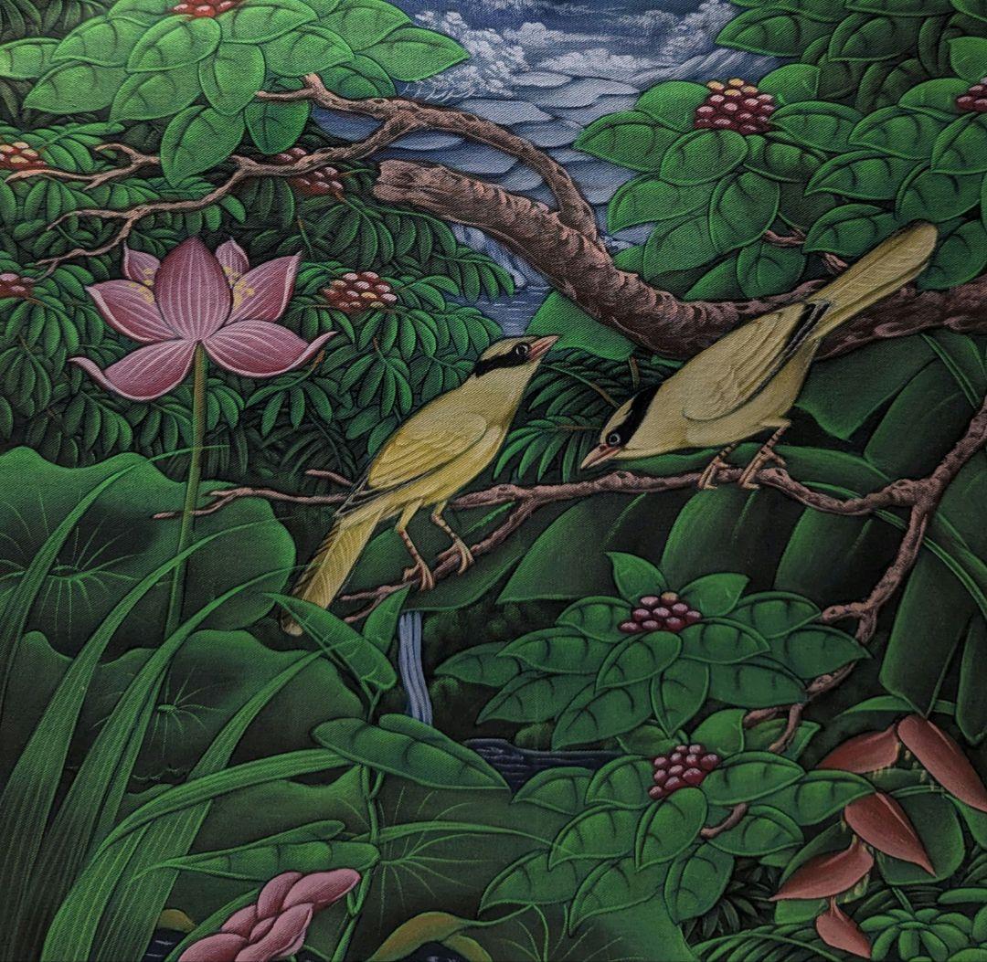 1166akI　バリ絵画2点