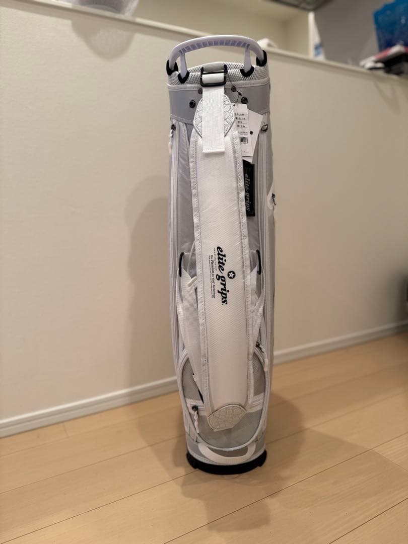 elite grips ホワイトキャディバッグ