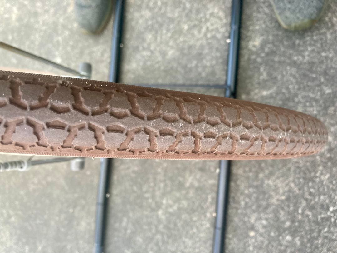す*ち様 24インチ　シティサイクル ベージュ