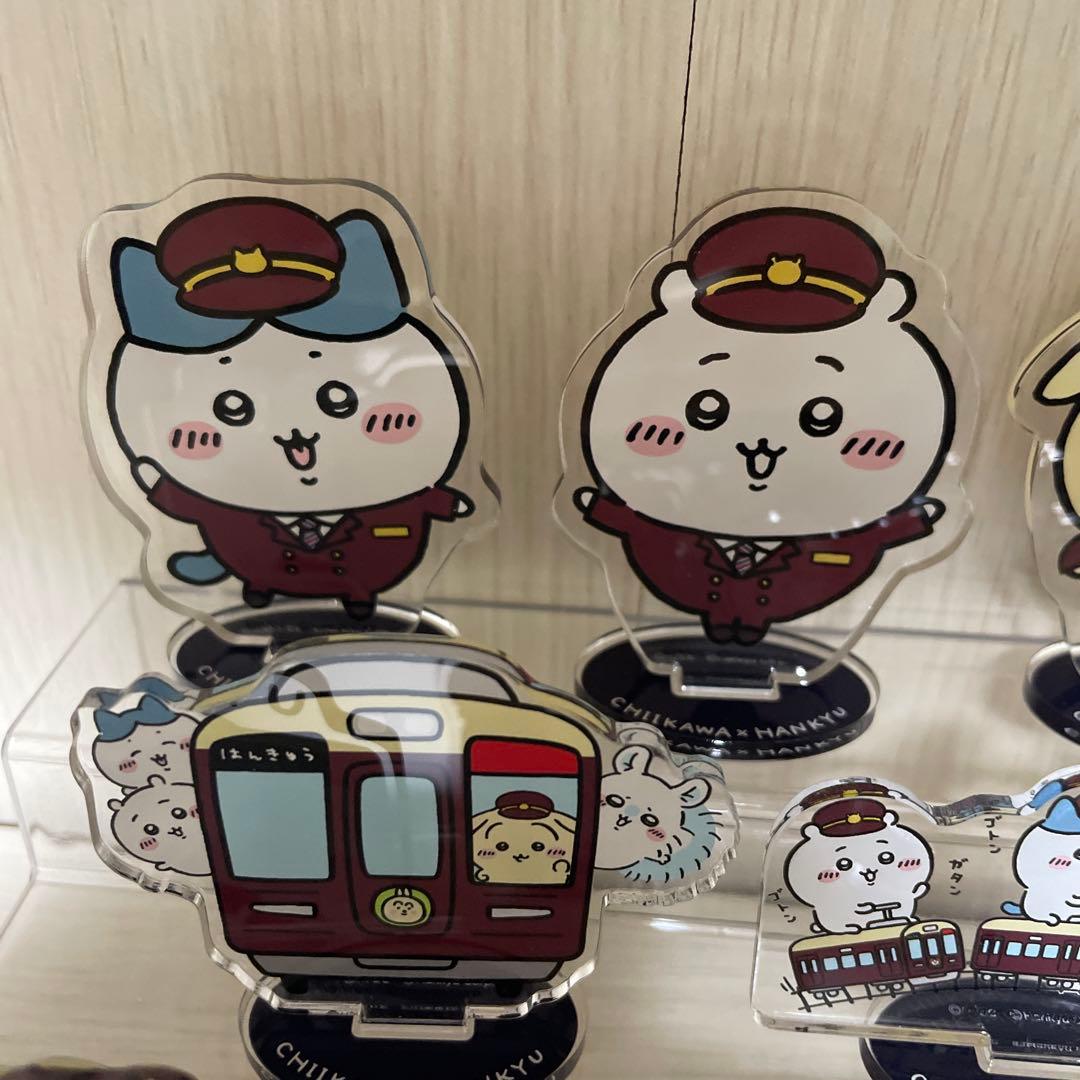 ちいかわ×はんきゅう 阪急電車なトレーディングアクリルスタンド コンプセット