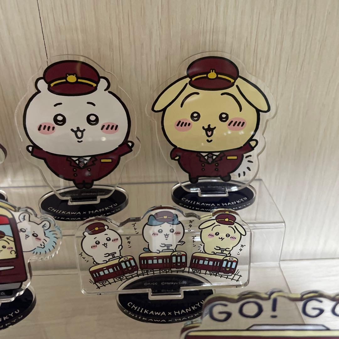 ちいかわ×はんきゅう 阪急電車なトレーディングアクリルスタンド コンプセット