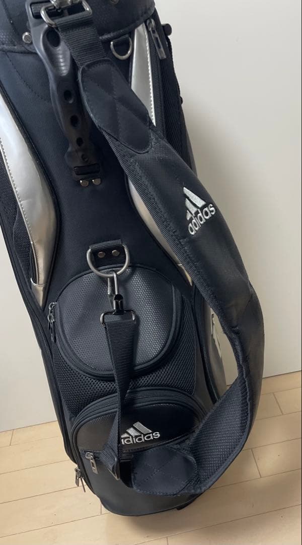 【送料込】adidas メンズ キャディバッグ ゴルフ　ゴルフバック
