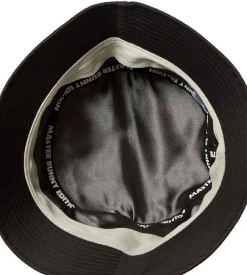 新品 パーリーゲイツ マスターバニー パンチングロゴハット UNISEX 黒