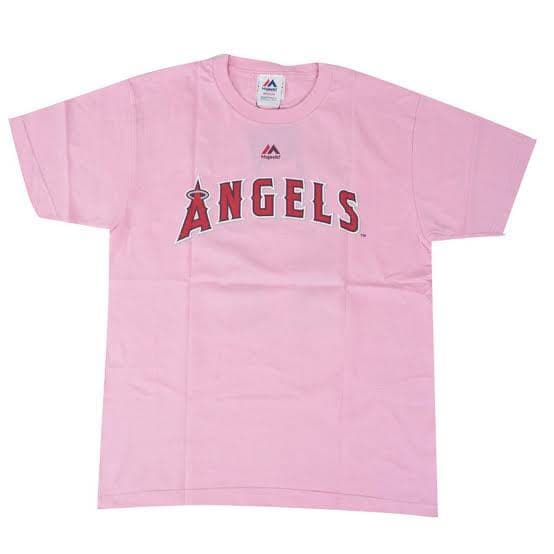 キッズ150 大谷翔平 ピンク Tシャツ エンゼルス ANGELS