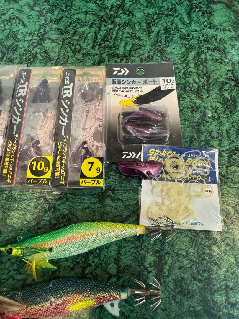 EZ-QフラッシュフィンTRエギ王TRなどティップランスタートセットエギ11本