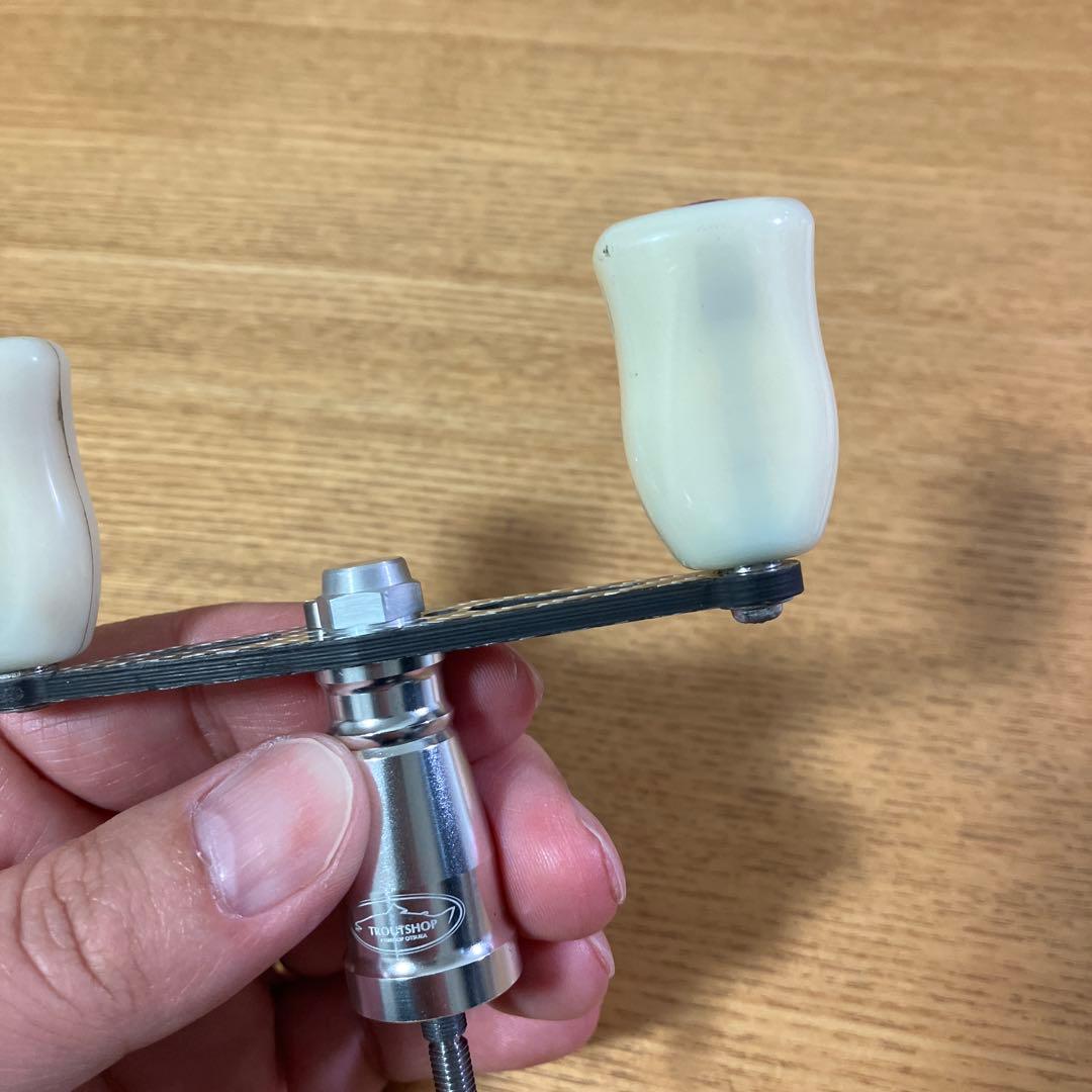 レア　ZPI シマノ用　ダブルハンドル　ボーンノブ　ゴメクサス　スタンド