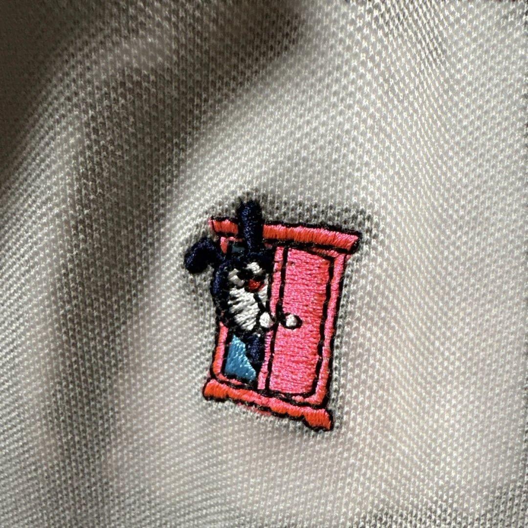 Jack Bunny!！！ 刺繍柄 藤子プロコラボ‼️ グレー ポロシャツ