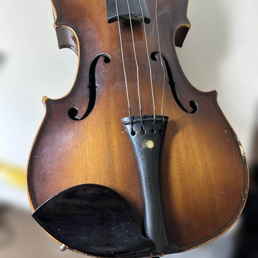 鈴木バイオリン No.11 4/4 1960s 極濃淡 青ラベル 新品駒弦付