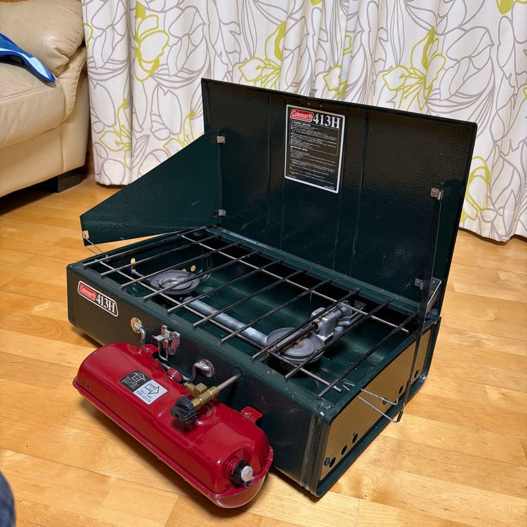 【箱あり】Coleman 413H ツーバーナーコンロ