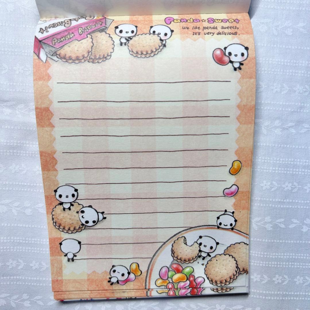 クーリア メモ帳 Panda☆Sweet 平成 レトロ
