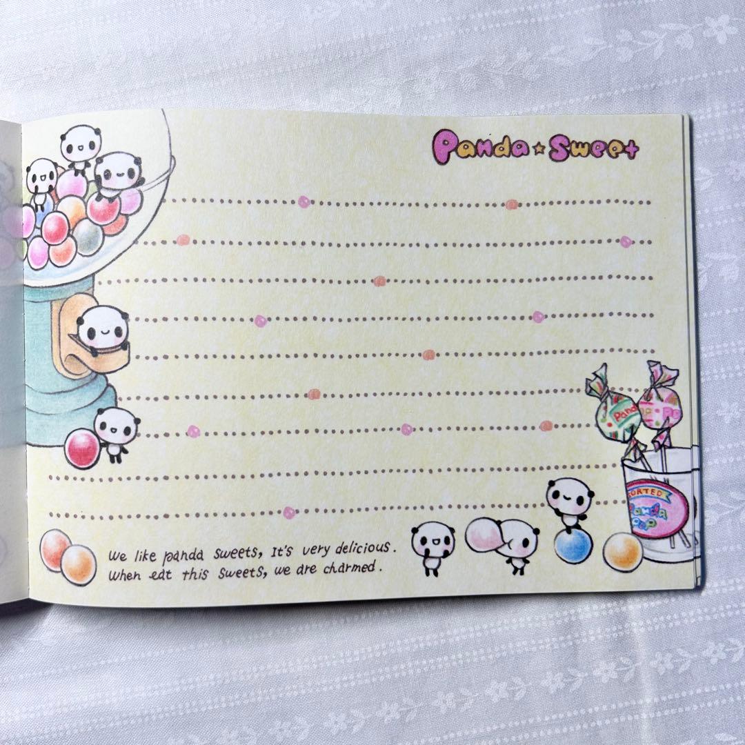 クーリア メモ帳 Panda☆Sweet 平成 レトロ