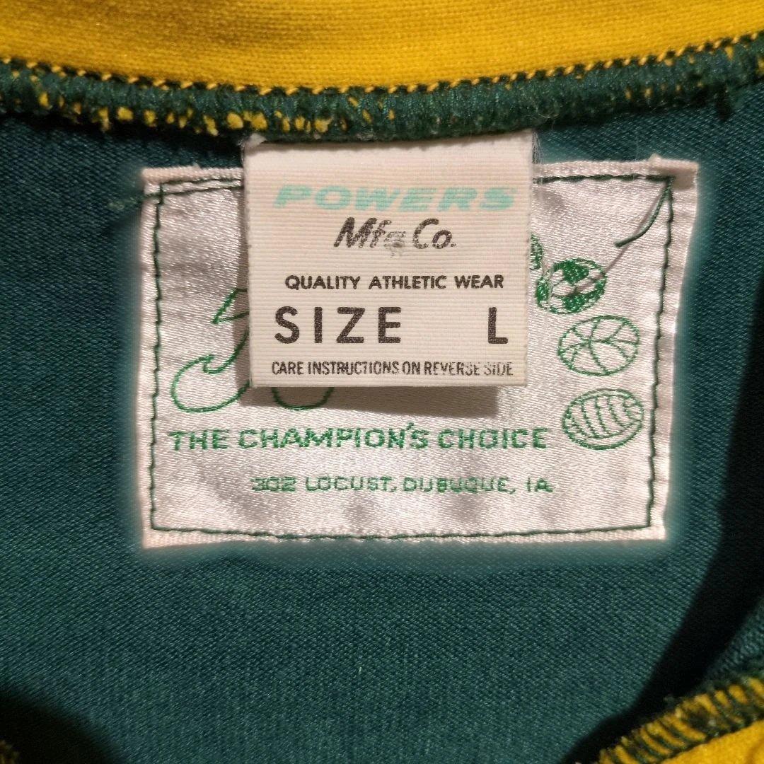 70s POWERS USA製ラガーシャツ