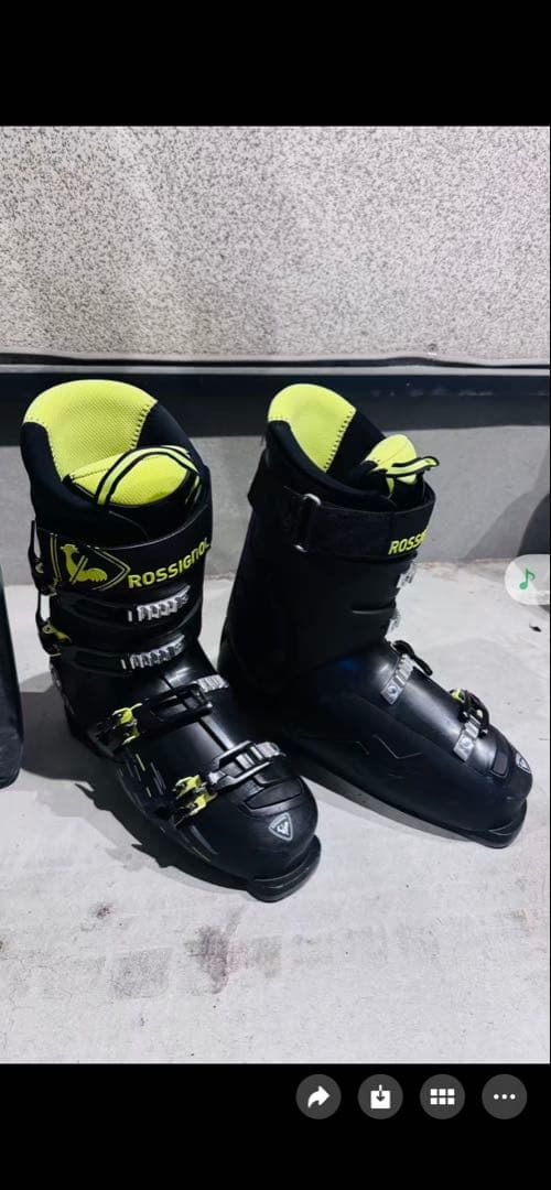 ROSSIGNOL EXPERIENCE 80 スキーとブーツセット