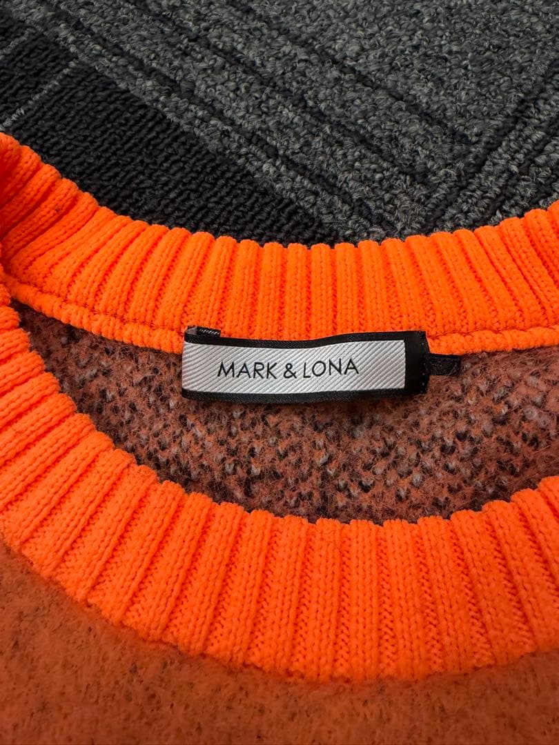 MARK & LONA ニットセーター オレンジ