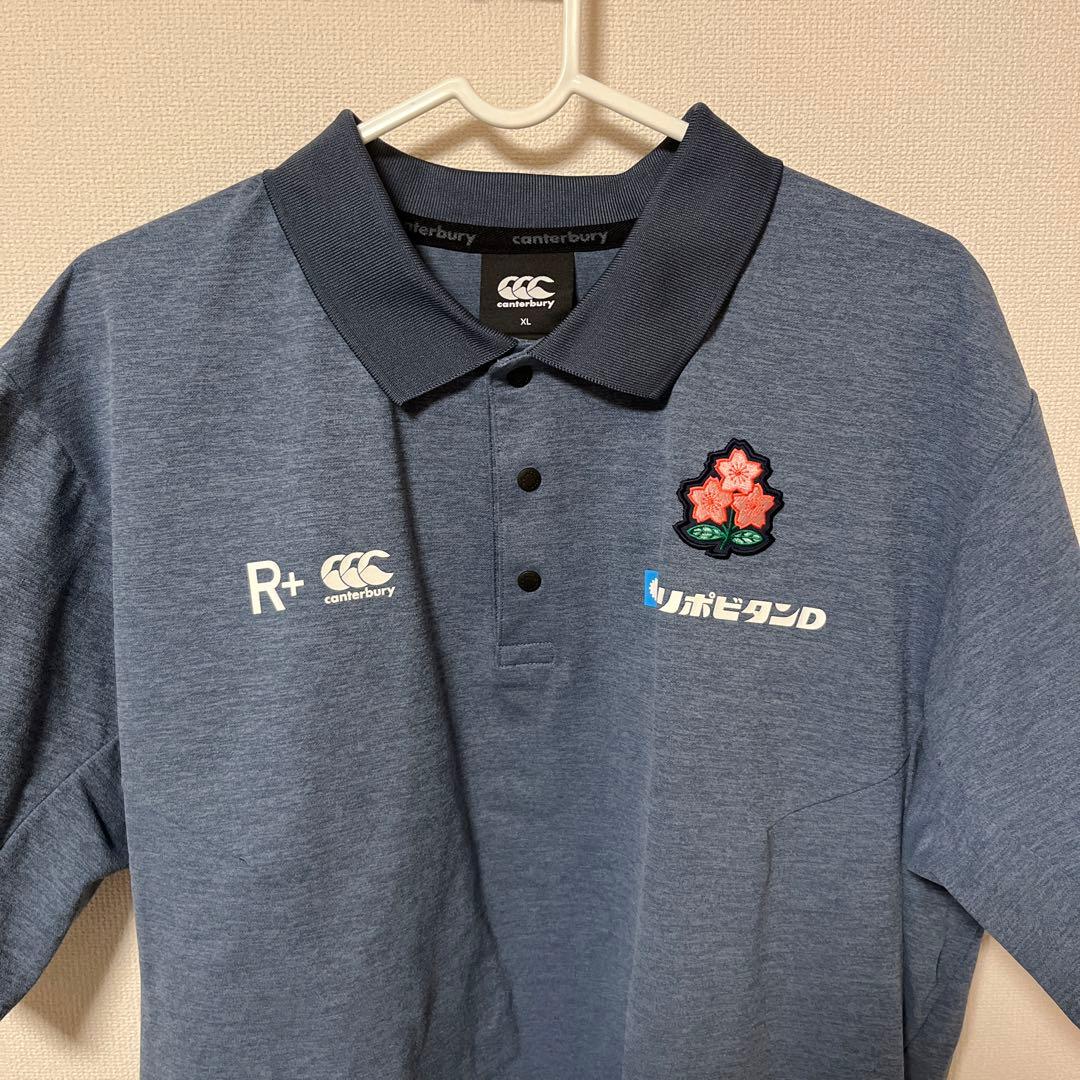 canterbury R+ ポロシャツ XL ダークブルー