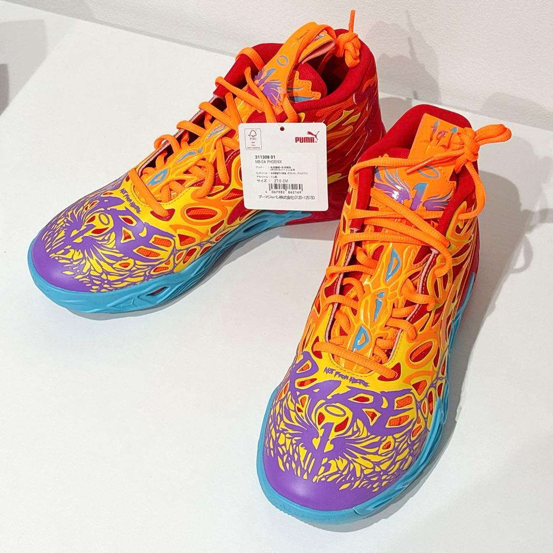 【新品】PUMA ラメロボールMB.04 バスケットシューズ フェニックス 靴