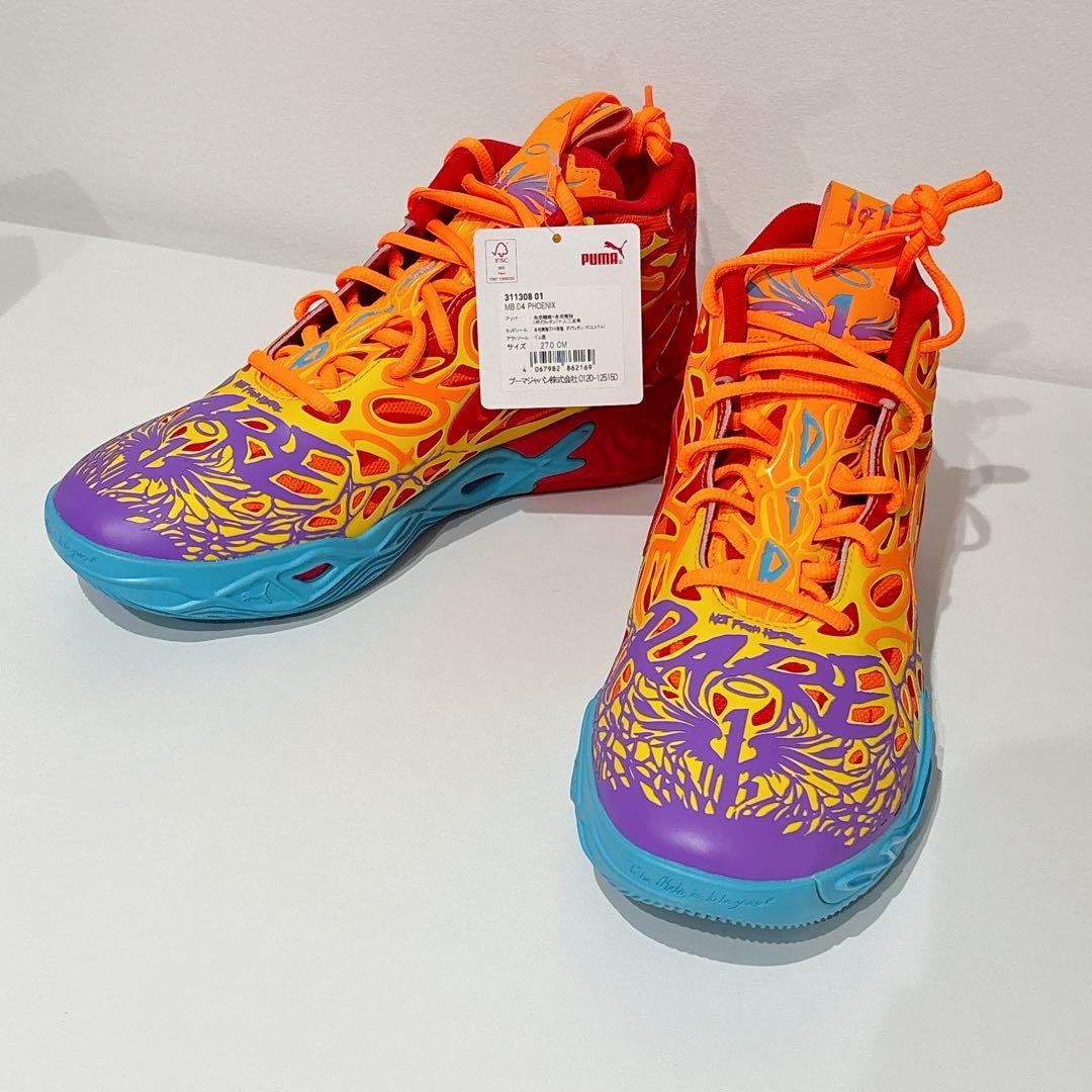 【新品】PUMA ラメロボールMB.04 バスケットシューズ フェニックス 靴