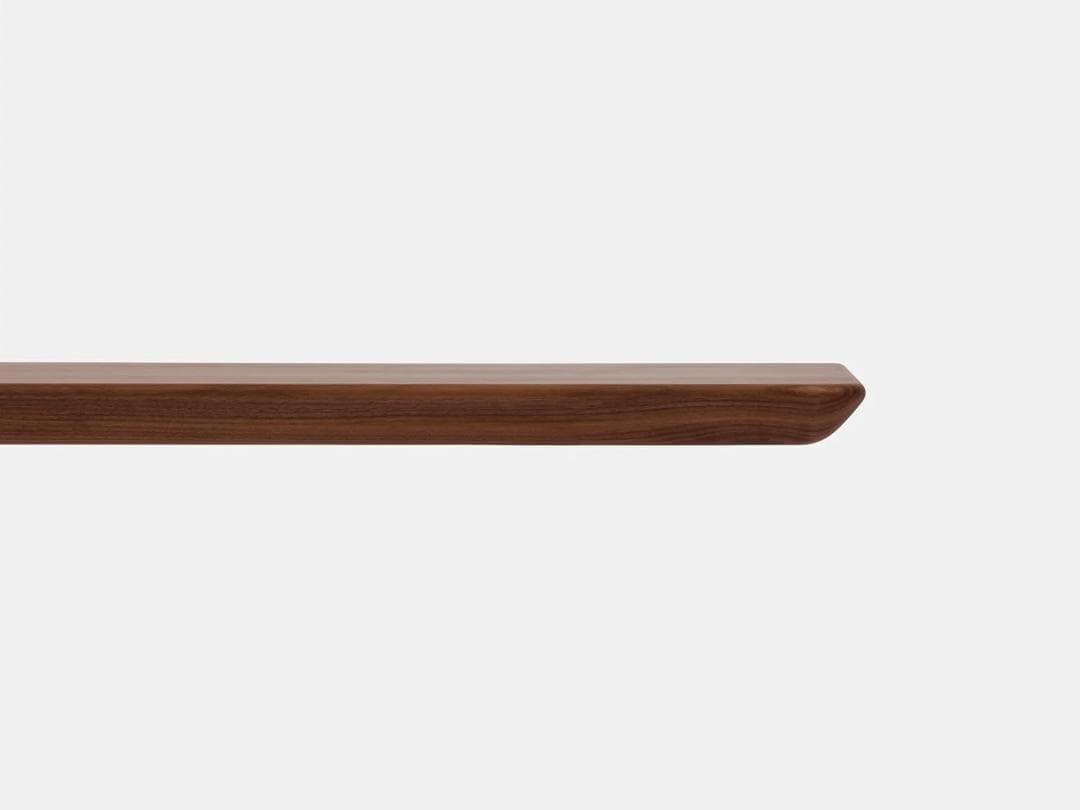 amesoba 無垢材デスク用天板のみ130×65×2.6cm(ウォールナット)