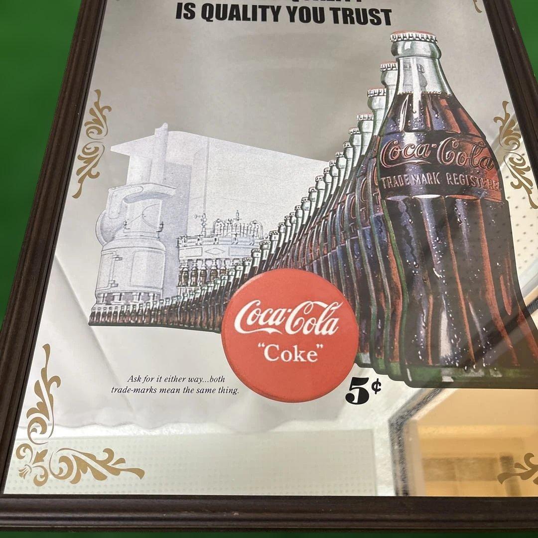 Coca-Cola ヴィンテージ広告 フレーム付き