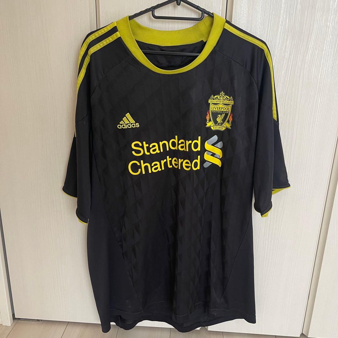 リバプール2010/11awayジェラードサッカーユニフォームadidas