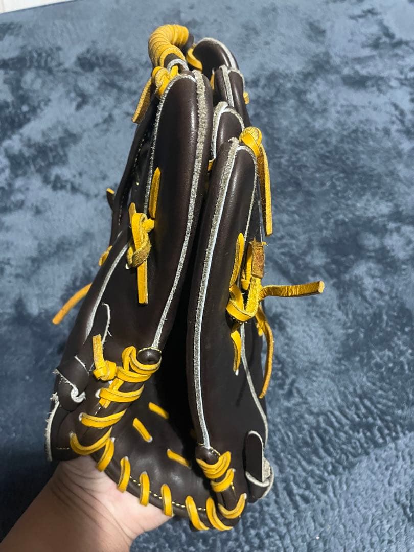 Rawlings PRO EXCEL 軟式グローブ 茶色/黄色