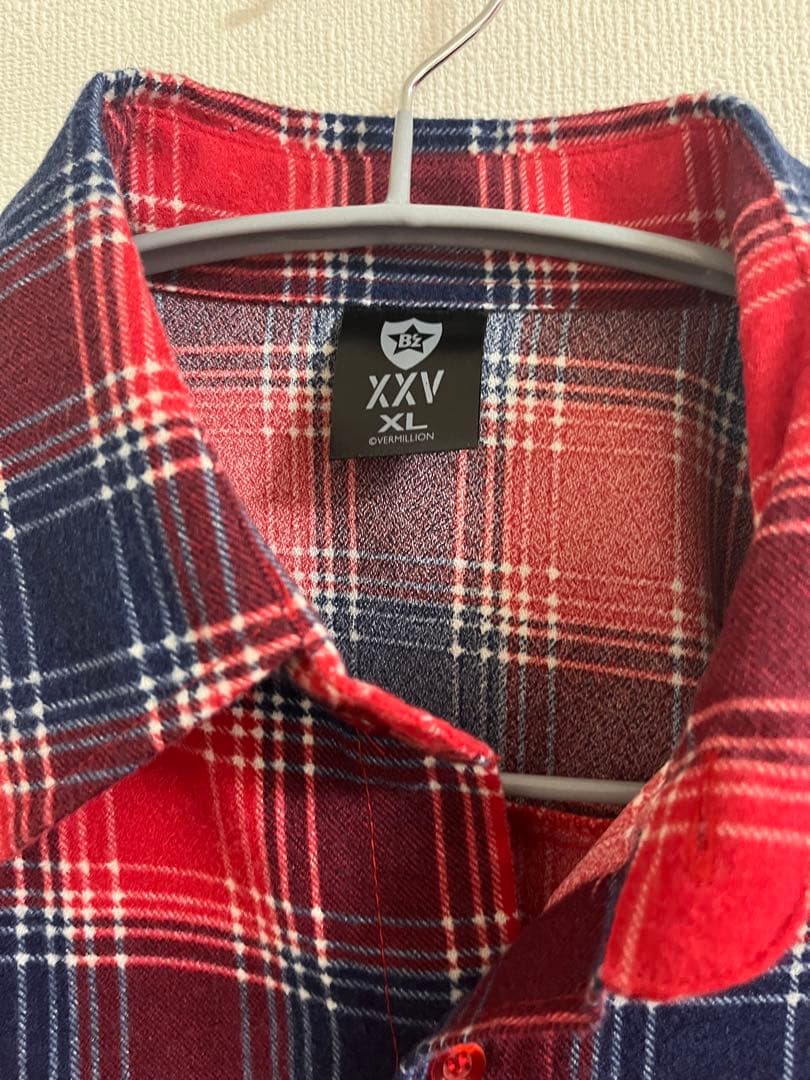 B'z 稲葉浩志　復刻ネルシャツ　XL グッズ