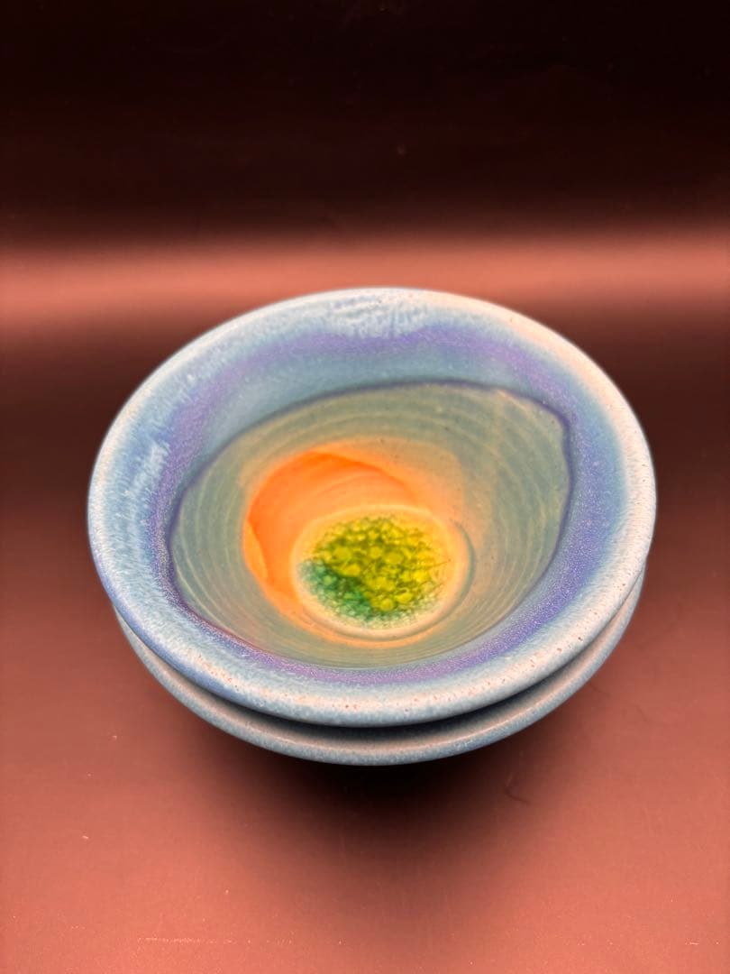 オマケ付き　沖縄　やちむん　陶器　お茶碗(小さめ) 2個セット