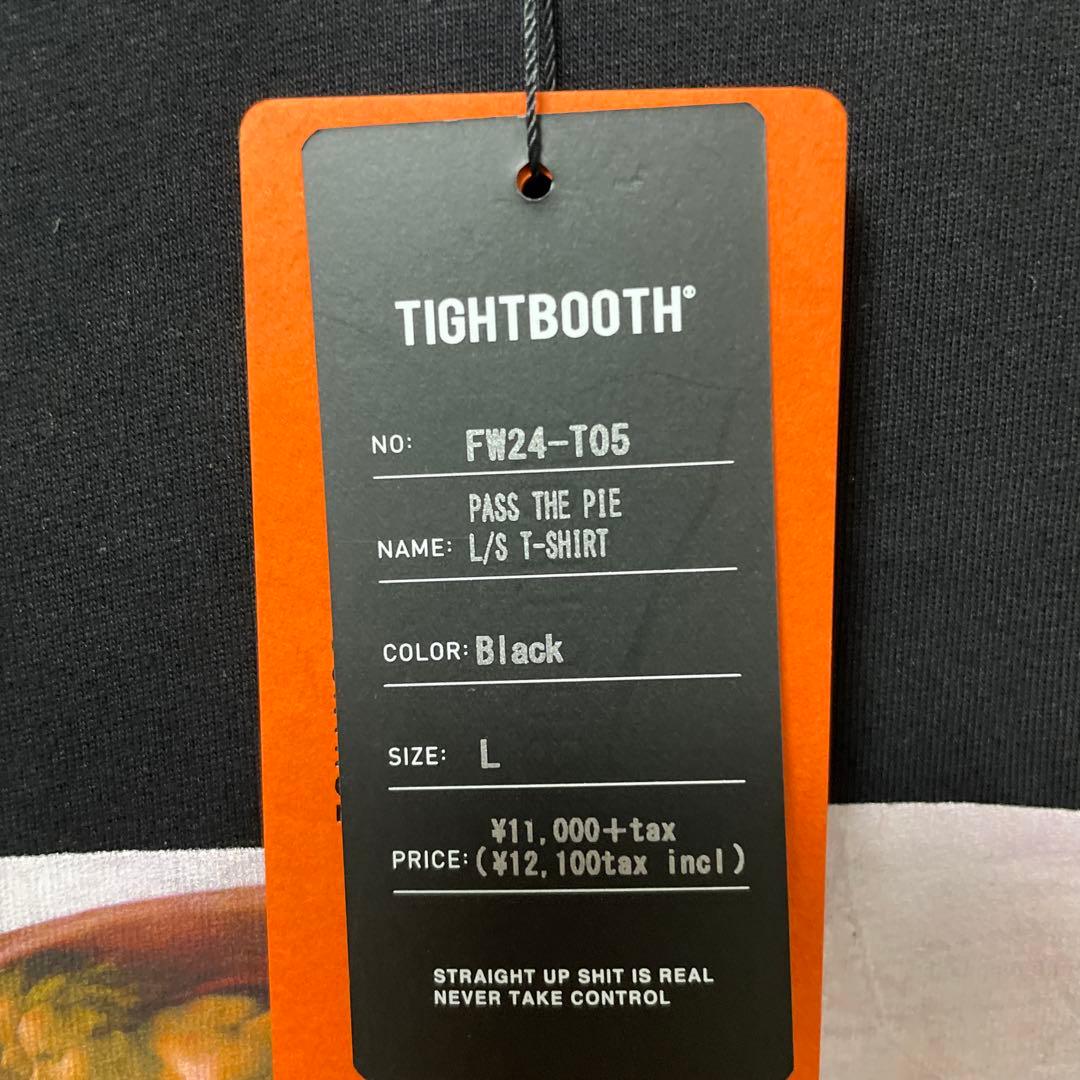 新品　TIGHTBOOTH 長袖Tシャツ L 黒 プリント