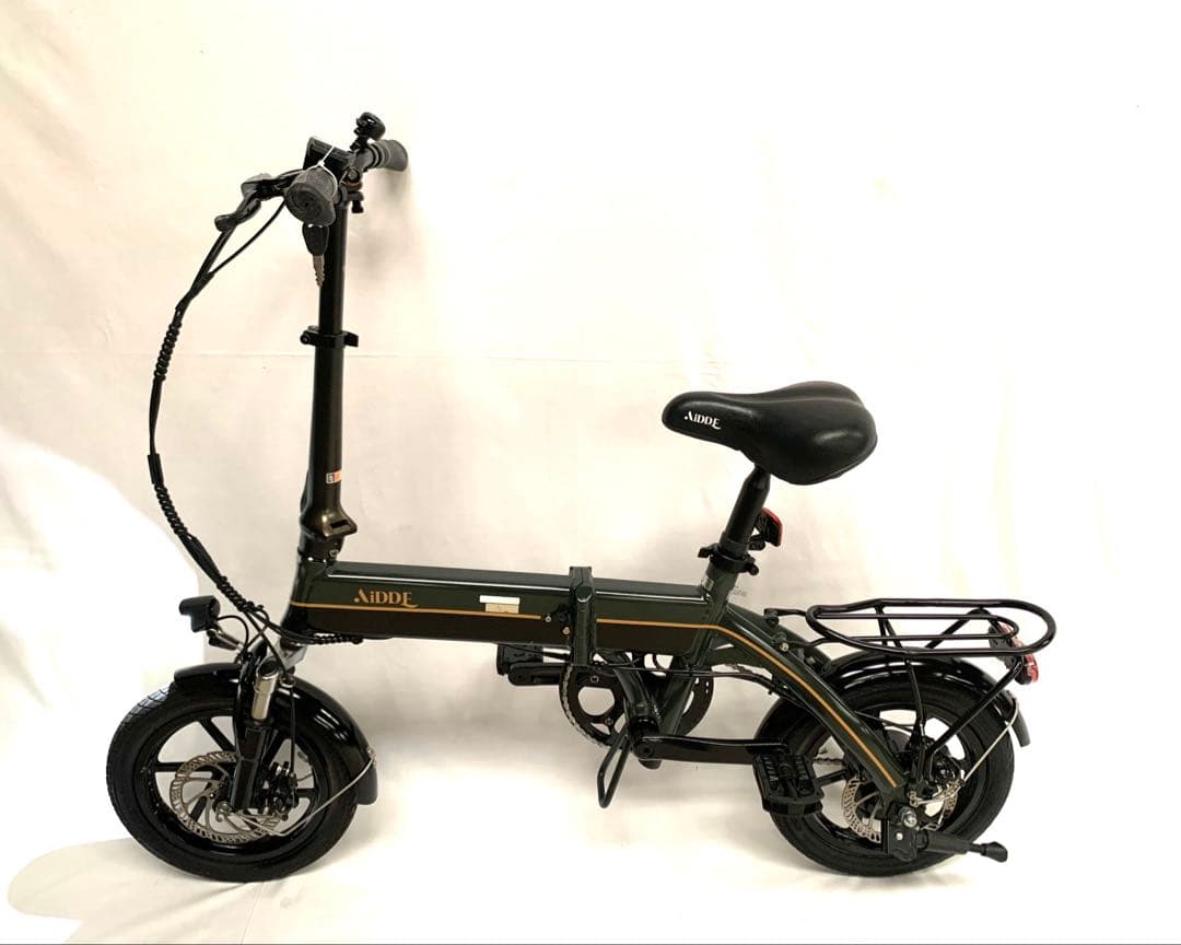 送料無料AIDDE折り畳み電動自転車 36V7.8Ah 5速14インチ動作確認済