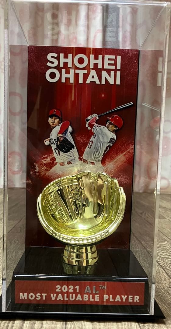 大谷翔平 Fanatics ボールディスプレイケース 2021年 AL MVP