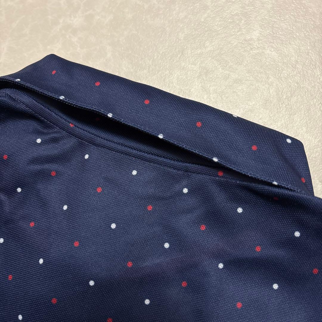 サイコバニー★ビッグロゴ★薄手ストレッチ★ポロシャツ【メンズ サイズL】
