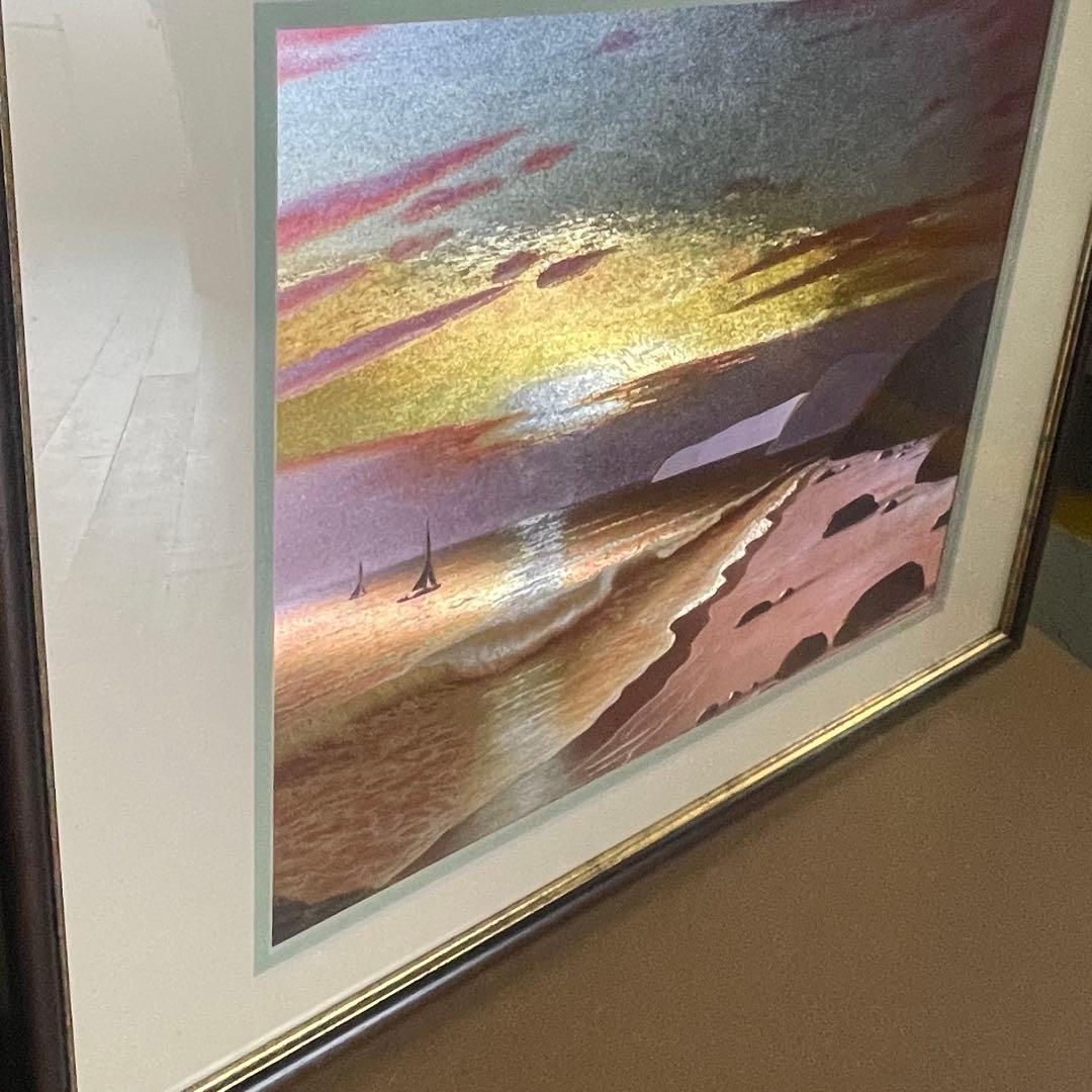 新品・未使用】DUFEX 英国製 エッチングアート 夕映