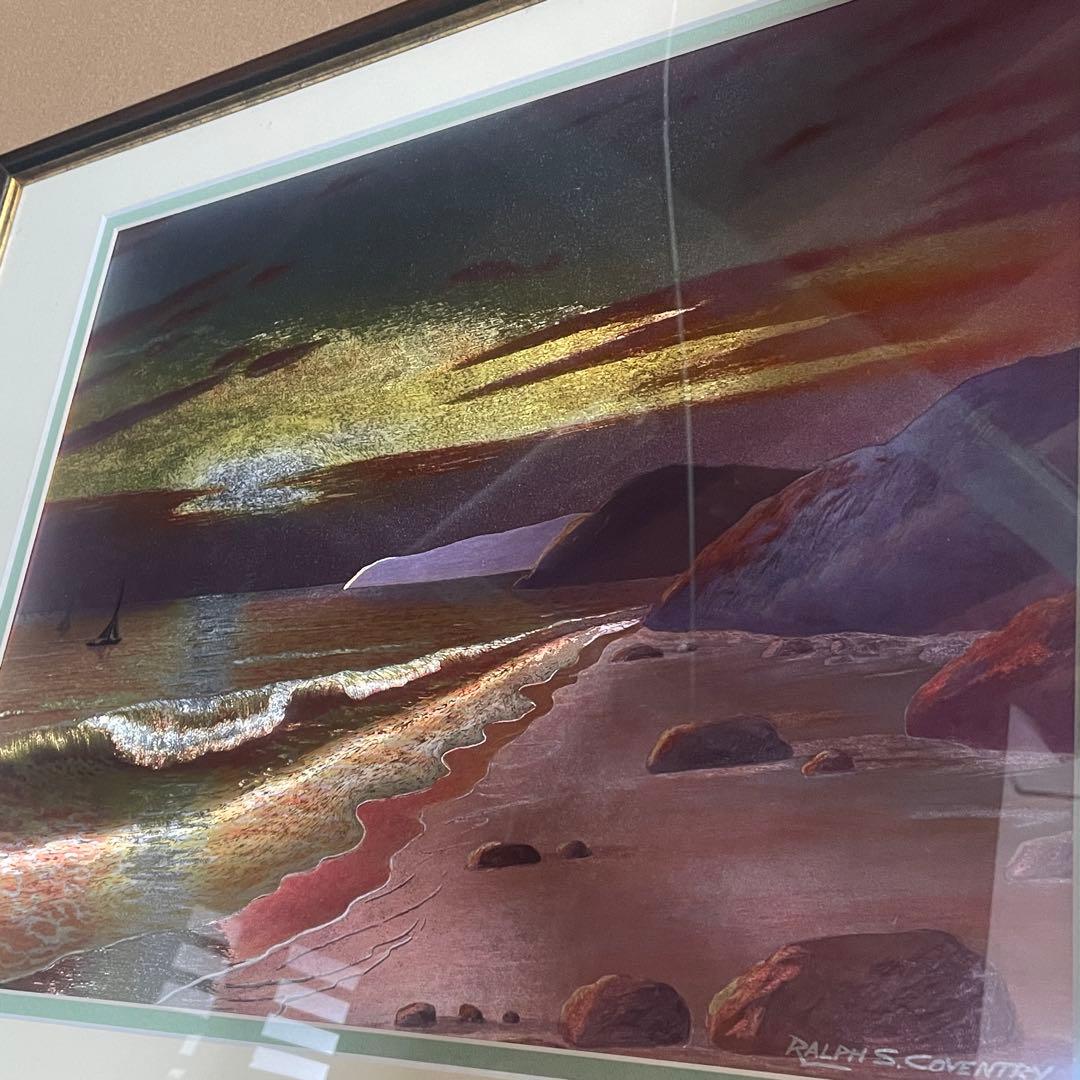新品・未使用】DUFEX 英国製 エッチングアート 夕映