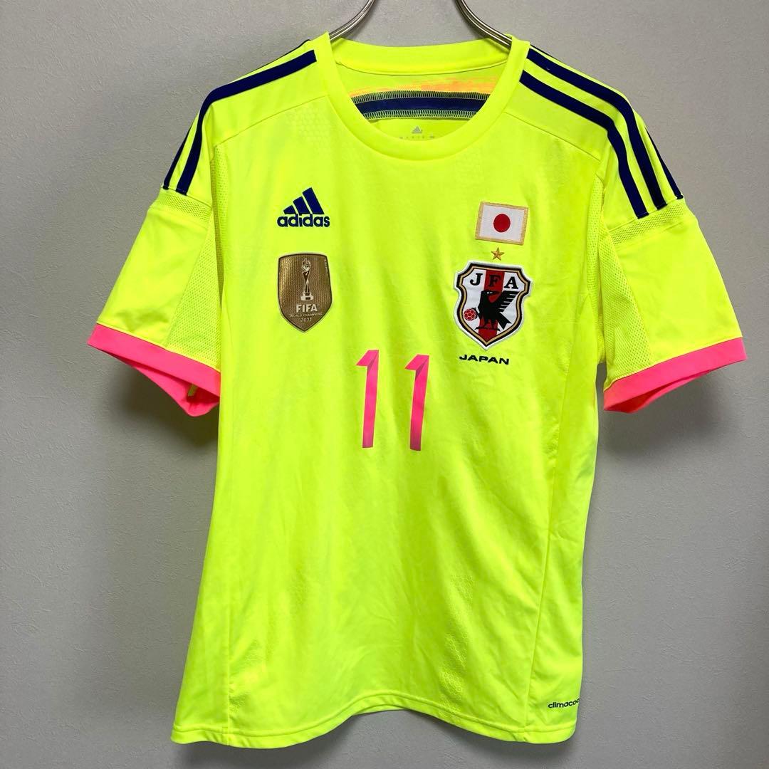 アディダス adidas なでしこ ユニフォーム アウェイ 2014 大野 忍