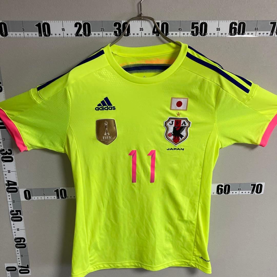 アディダス adidas なでしこ ユニフォーム アウェイ 2014 大野 忍