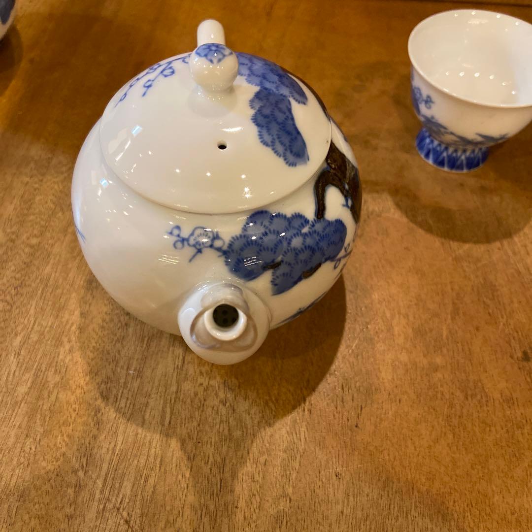深川製磁昭和中期煎茶器揃え