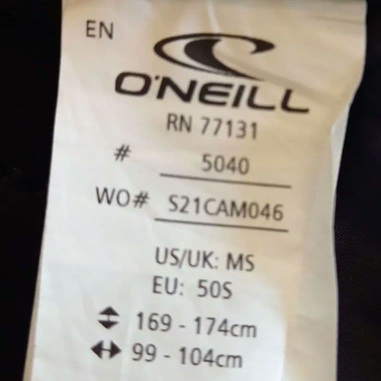 O'NEILL REACTOR ウェットスーツ Mサイズ