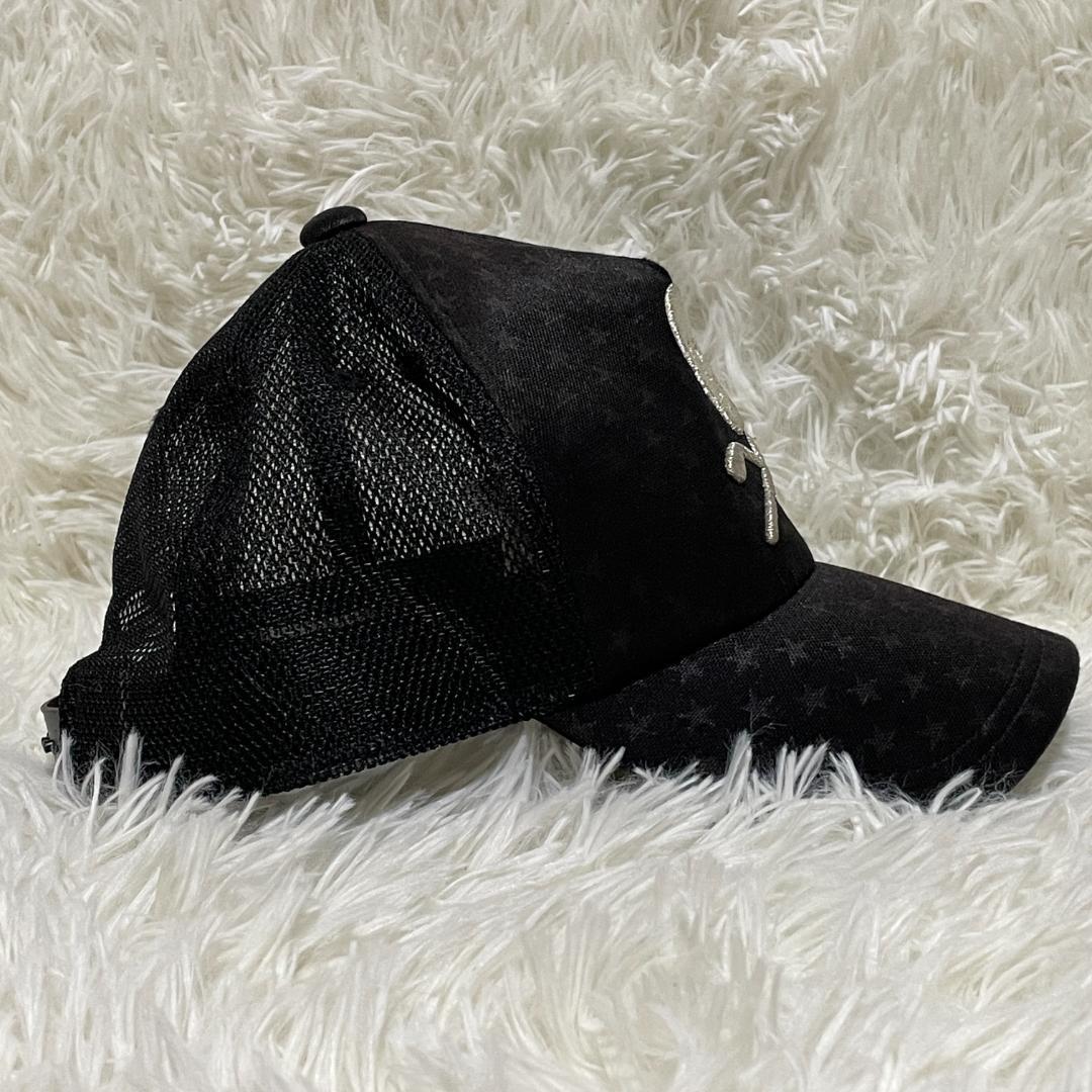 MARK & LONA マークアンドロナ　スカル刺繍　メッシュ ゴルフ キャップ
